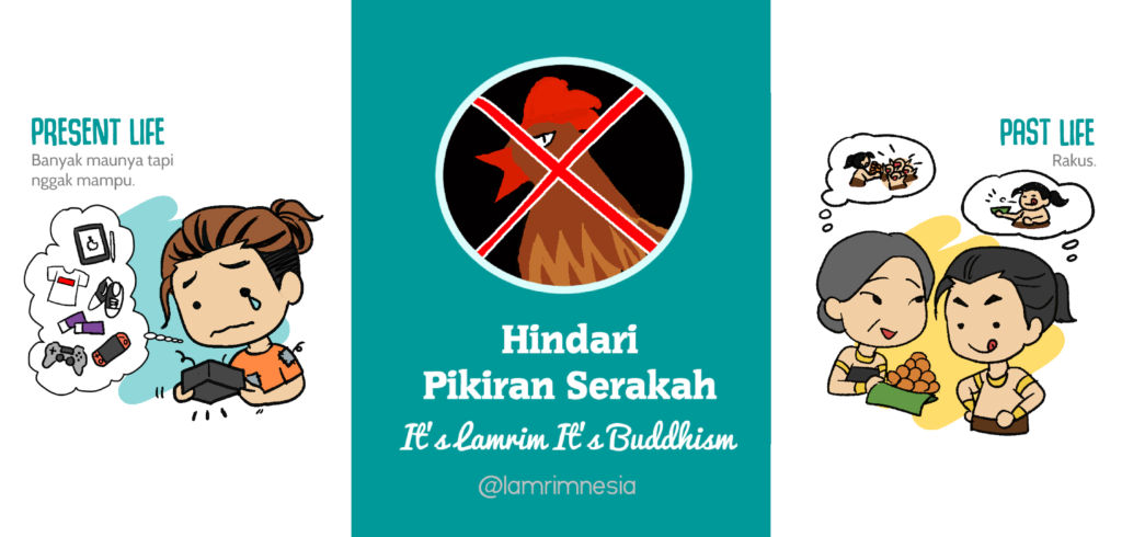 Mau Hidup Santuy? Hindari Karma Pikiran Keserakahan! - Lamrimnesia