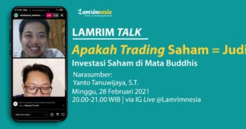 Lamrim Talk Apakah Trading Saham = Judi? Investasi Saham di Mata Buddhis