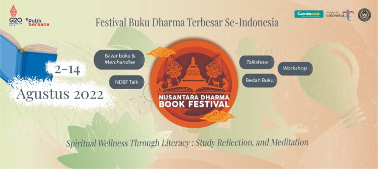 Nusantara Dharma Book Festival 4.0 Bentuk Nyata Pemulihan Diri Pasca Pandemi